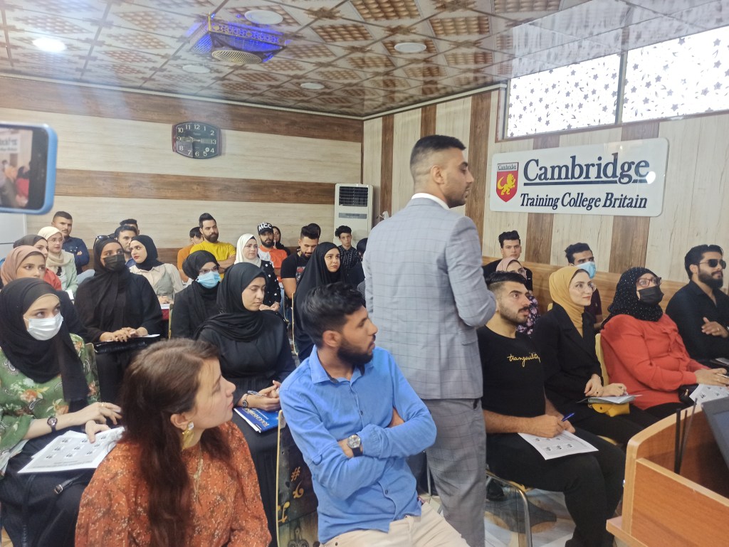 Omar Atatfa's workshops in Iraq