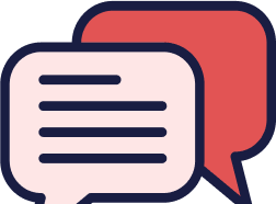 Speech bubbles illustration